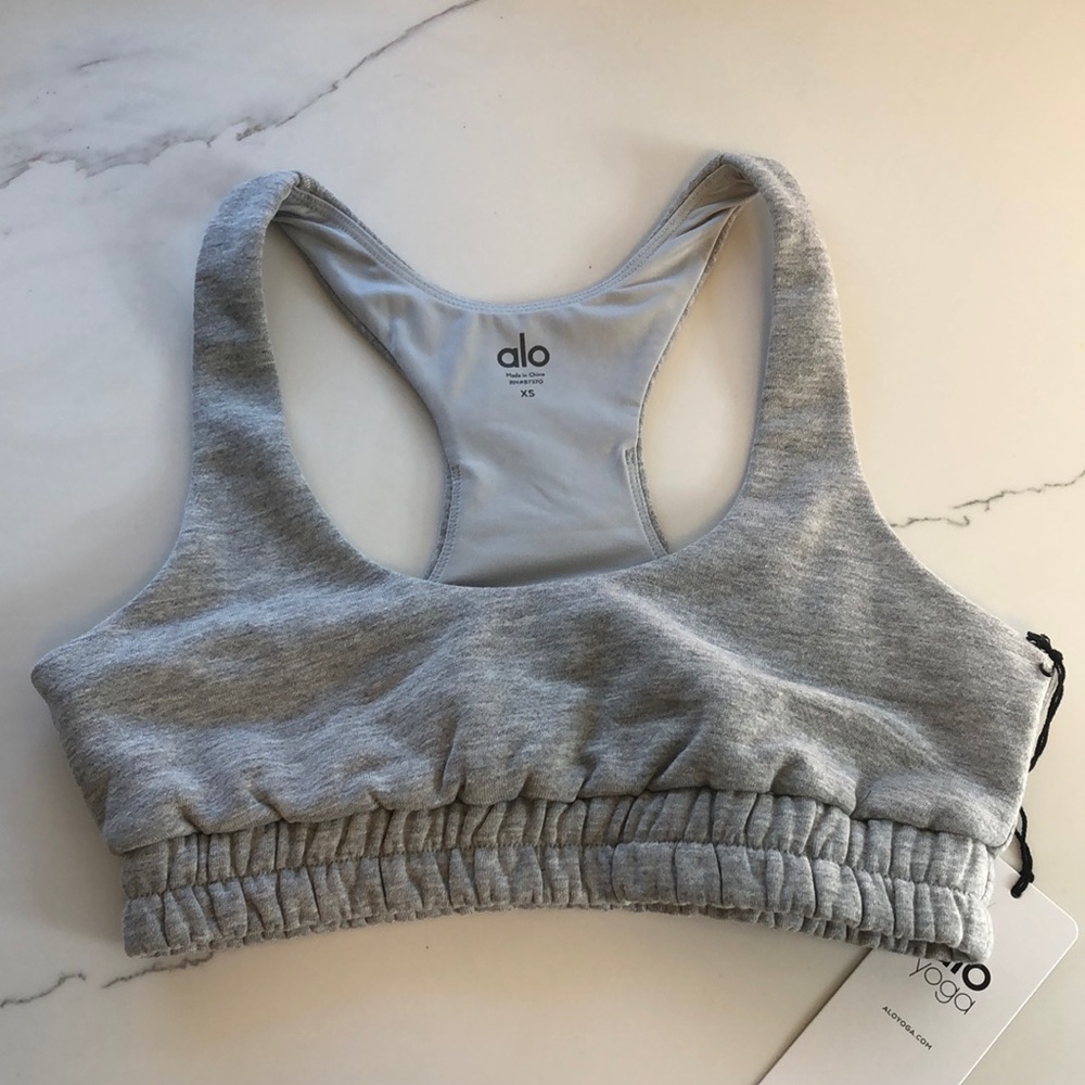 Alo Yoga Gray Sports Bra